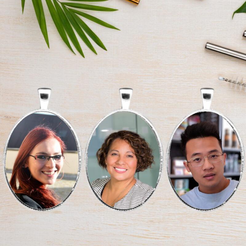 Bridal Or Groom Memory Charm With 3 Photos