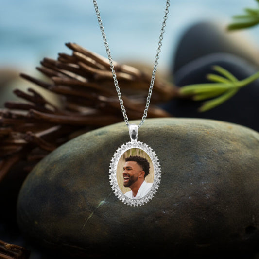 custom made photo necklace