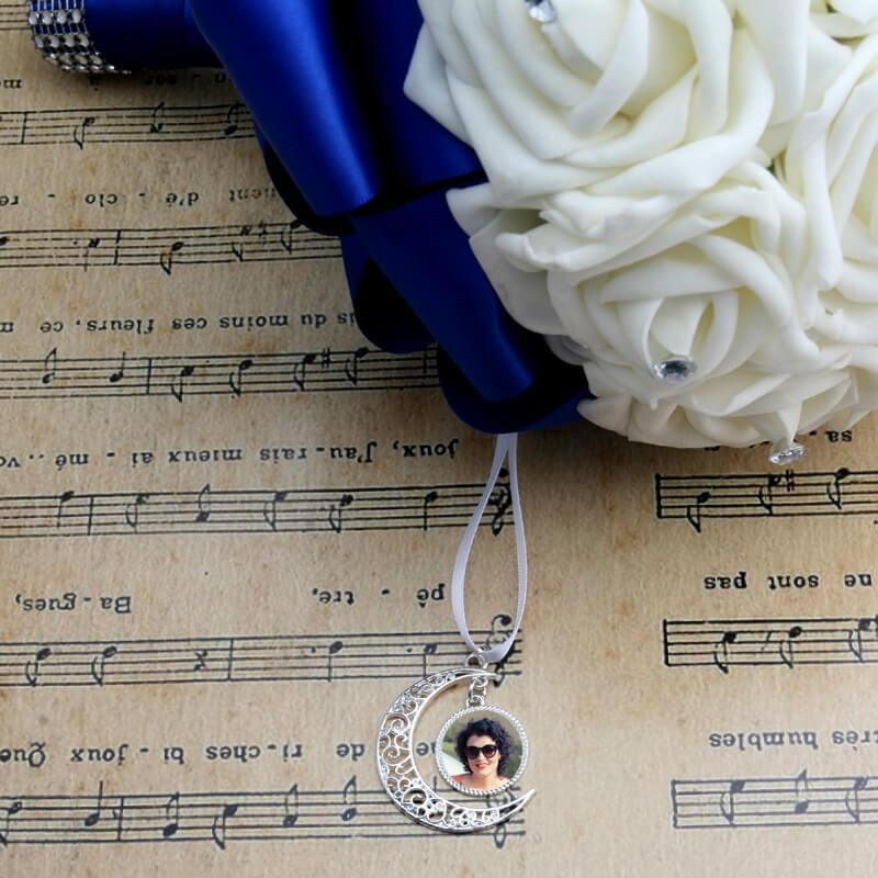 picture charm for bridal bouquet