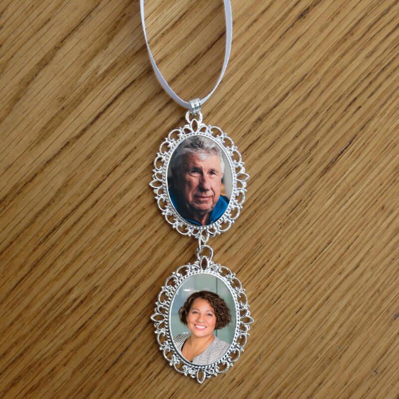 dad memorial wedding charm