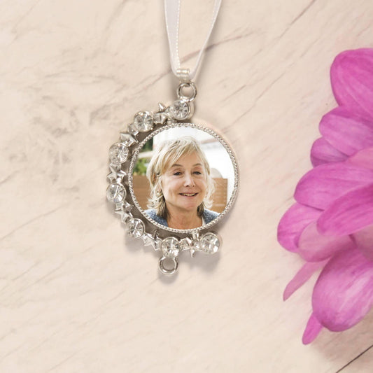 memory wedding bouquet charm