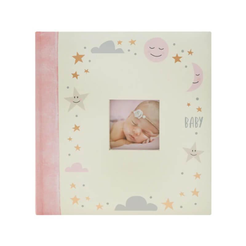 pink baby girl photo album