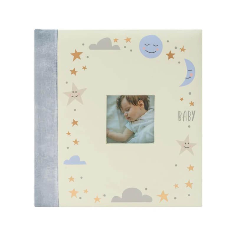 blue baby boy photo album